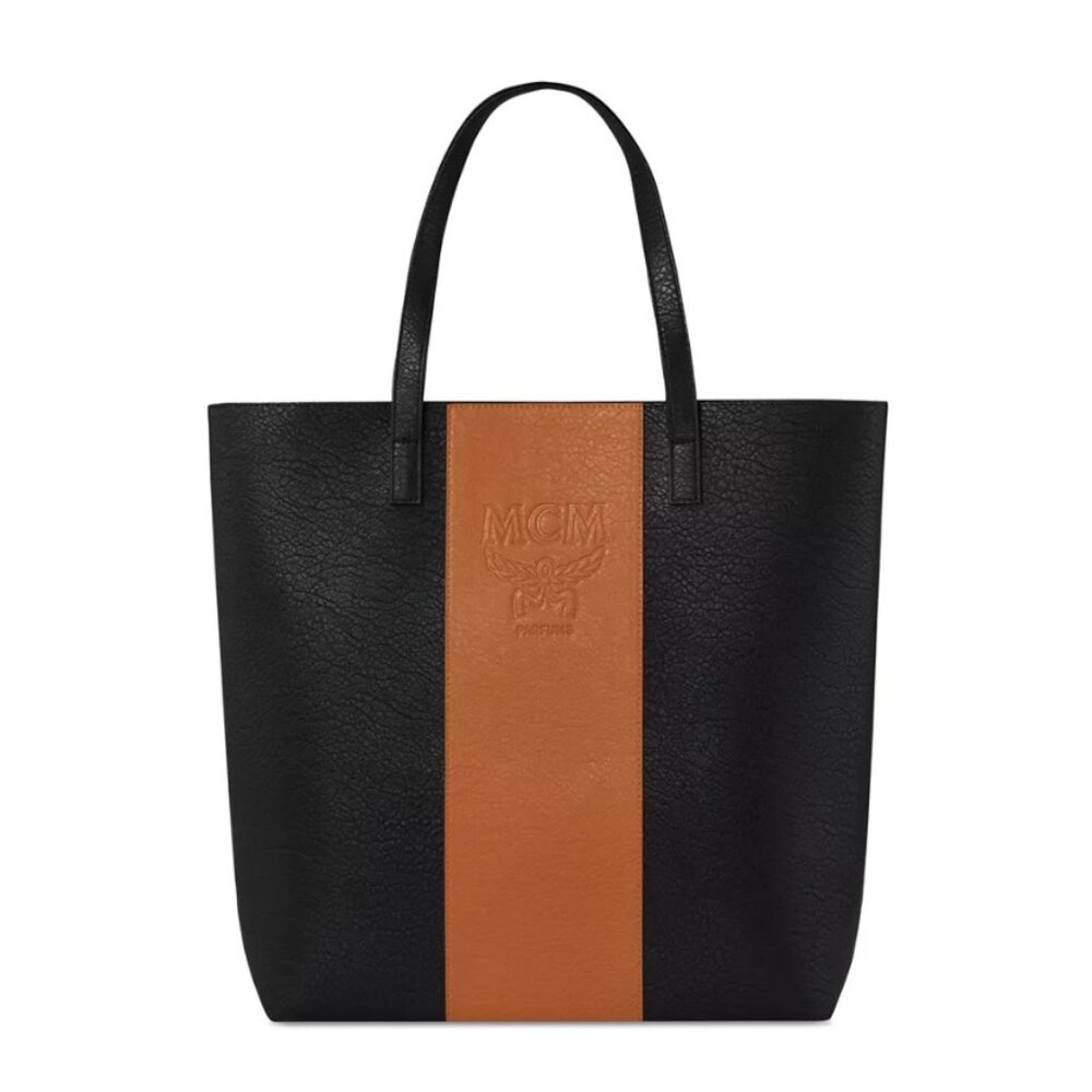 MCM Leather Two-Color Tote - Picture 1 of 4